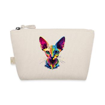 Sphynx Cat Sphynx Cat Canadian Cat Cute Sphinx - Organic Pouch - nature - Front