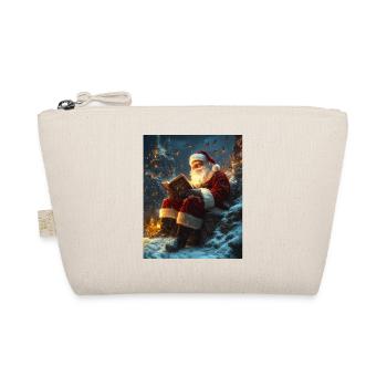 Père Noël Femmes Hommes Enfants Noël - Trousse biologique - nature - Devant