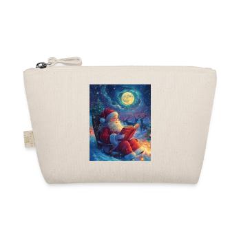 Père Noël Femmes Hommes Enfants Noël - Trousse biologique - nature - Devant