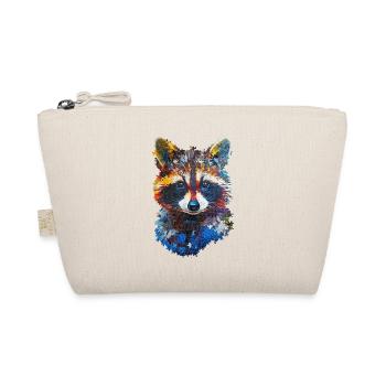 Raccoon - Organic Pouch - nature - Front