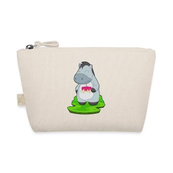 Horse Birthday Cake - Organic Pouch - nature - Front