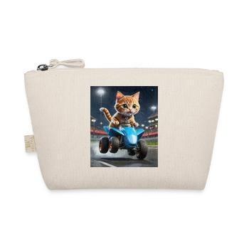 Speedy Whiskers - Racing Trolley on ATV Speedy - Organic Pouch - nature - Front