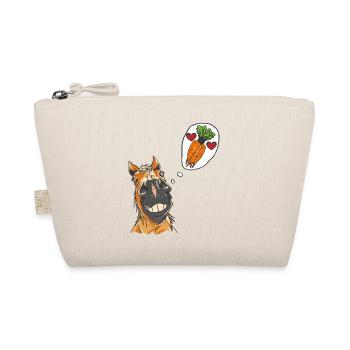 Horse Head Horse Horse Horse Horse Stallion - Organic Pouch - nature - Front