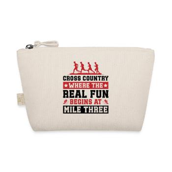 XC Running Gifts - Perfect XC Runner Design Idea - Bio-Täschchen - Natur - Vorne
