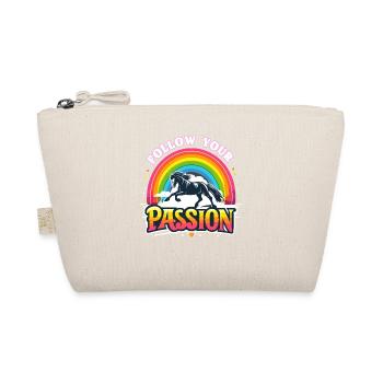 Follow Your Passion Horse Rider - Organic Pouch - nature - Front