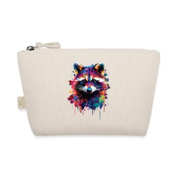 Raccoon - Organic Pouch - nature - Front