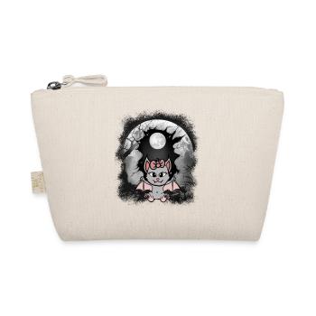 Halloween Bat Bats Kids Child - Organic Pouch - nature - Front