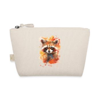 Raccoon - Organic Pouch - nature - Front