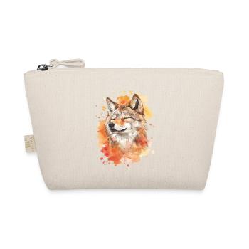 Wolf - Organic Pouch - nature - Front