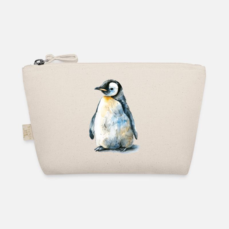 Pinguin - Bio-Täschchen - Natur
