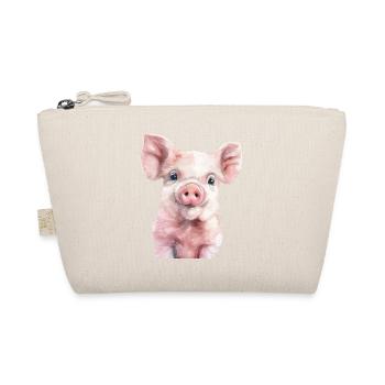 Schwein - Bio-Täschchen - Natur - Vorne