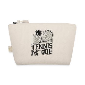 Funny Tennis Player Racket Tennis - Organic Pouch - nature - Front