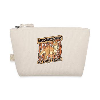 My Spirit Animal Parasaurolophini Dinosaur - Organic Pouch - nature - Front
