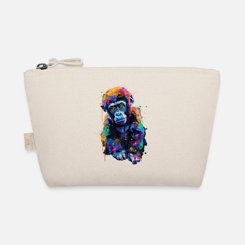 Gorilla - Bio-Täschchen - Natur