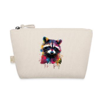 Raccoon - Organic Pouch - nature - Front
