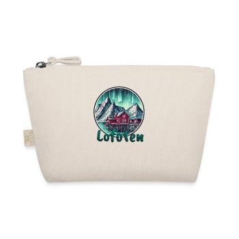 Lofoten Northern Lights Norway Scandinavia - Organic Pouch - nature - Front