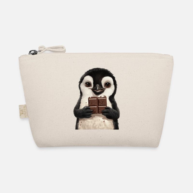 Pinguin - Bio-Täschchen - Natur