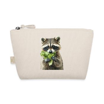 Raccoon - Organic Pouch - nature - Front