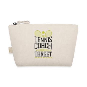 Funny Tennis Player Racket Coach - Bio-Täschchen - Natur - Vorne