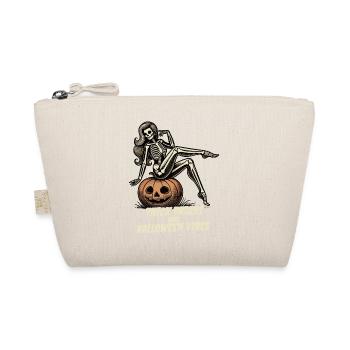 Funny Halloween Thick Thighs Vibes - Organic Pouch - nature - Front