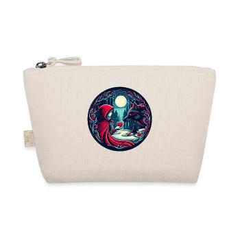 Fairy Tale Little Red Riding Hood Wolf Mystical Love Animal Welfare - Organic Pouch - nature - Front