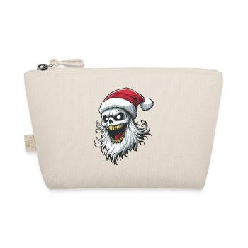 Cadeau d’Halloween fantôme avec décoration de chapeau de Noël - Trousse biologique - nature - Devant