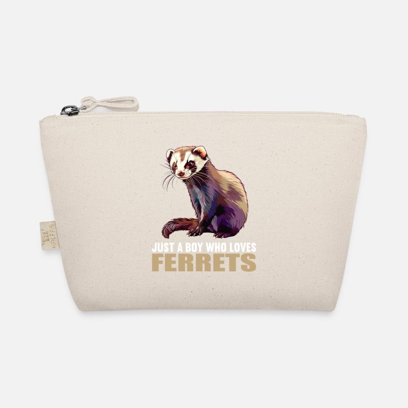 Ferret Frettchen - Bio-Täschchen - Natur