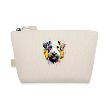 Splash Art Bedlington Terrier Rothbury Terrier - Trousse biologique - nature - Devant