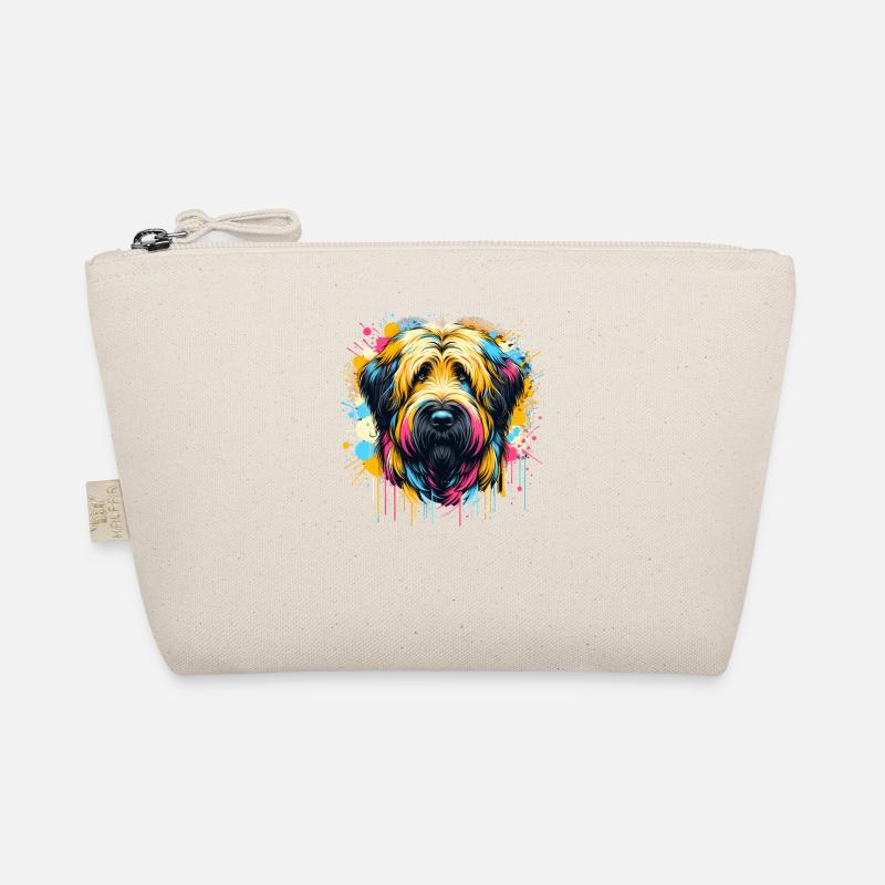 Éclaboussures colorées Art Briard Briards Trousse biologique