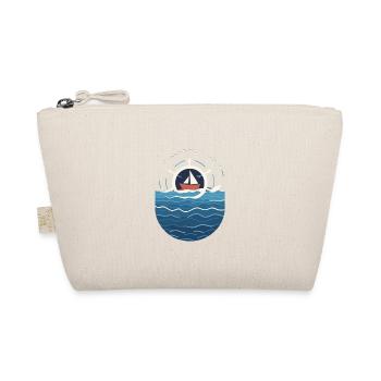 Capitaine en haute mer avec motif de bateau - Trousse biologique - nature - Devant