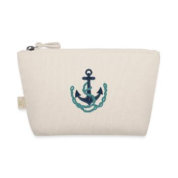 Ancre Vintage Design Hobby Pêcheur Marin - Trousse biologique - nature - Devant