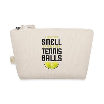 Funny Tennis Player Racket I Love - Bio-Täschchen - Natur - Vorne