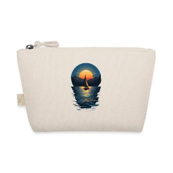 Sailboat Sunset on Lake Landscape - Organic Pouch - nature - Front
