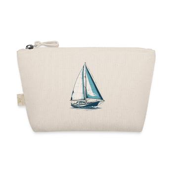Elegant sailing yacht for sailing lovers - Organic Pouch - nature - Front