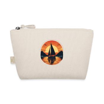 Sailboat Sunset Adventure - Organic Pouch - nature - Front