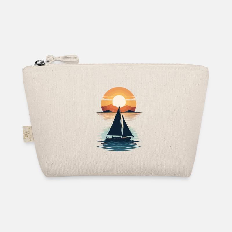 Coucher de soleil Sailing Adventure Sea Trousse biologique