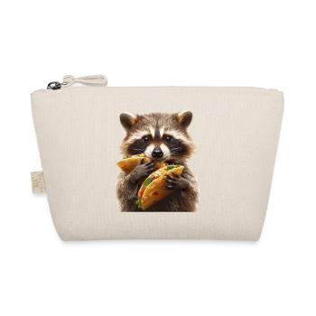 Raccoon - Organic Pouch - nature - Front
