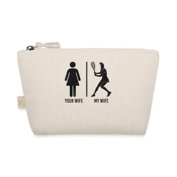 Drôle de joueur de tennis raquette votre - Trousse biologique - nature - Devant
