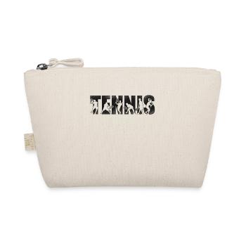 Funny Tennis Player Racket Tennis - Organic Pouch - nature - Front