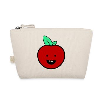 Apfel smile - Bio-Täschchen - Natur - Vorne