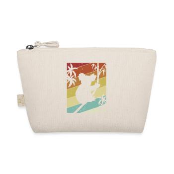 Retro Koalabear Eucalyptus Phascolarctos Cinereus - Organic Pouch - nature - Front