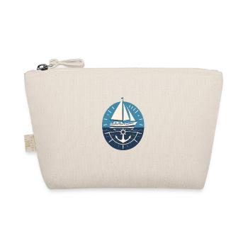 âSailboat with anchor and sea - Organic Pouch - nature - Front