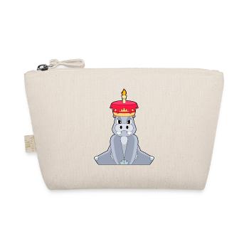 Gâteau d’anniversaire hippopotame - Trousse biologique - nature - Devant