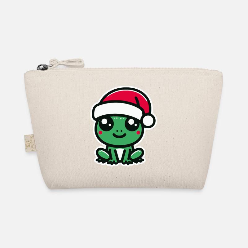 Weihnachten Frosch Bio-Täschchen