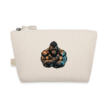 Gorilla Muscles Bodybuilding - Organic Pouch - nature - Front