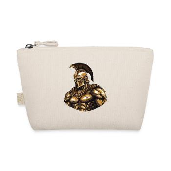 Spartan Gladiator Muscles Workout Gym - Organic Pouch - nature - Front