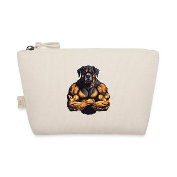 Dog Muscles Workout Gym - Organic Pouch - nature - Front
