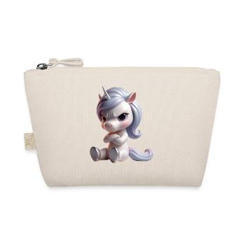 Unicorn grim 1 - Organic Pouch - nature - Front