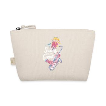 Swing Into The Groove Jazz Saxophone - Organic Pouch - nature - Front
