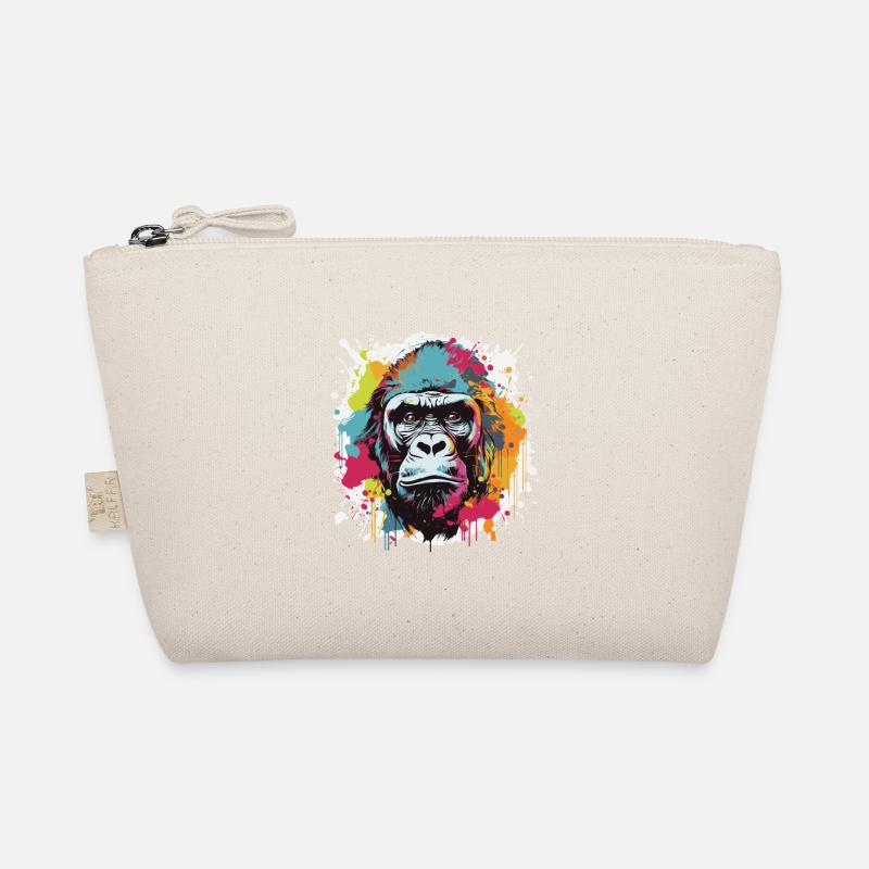 Portrait Tête De Gorille Pop Art Trousse biologique
